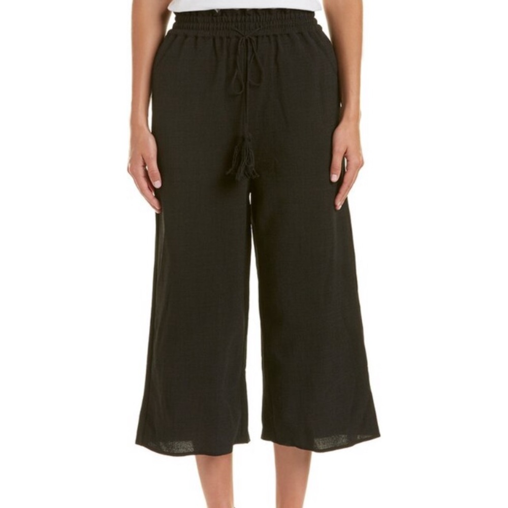 Lucca Couture Fringe Drawstring Culotte